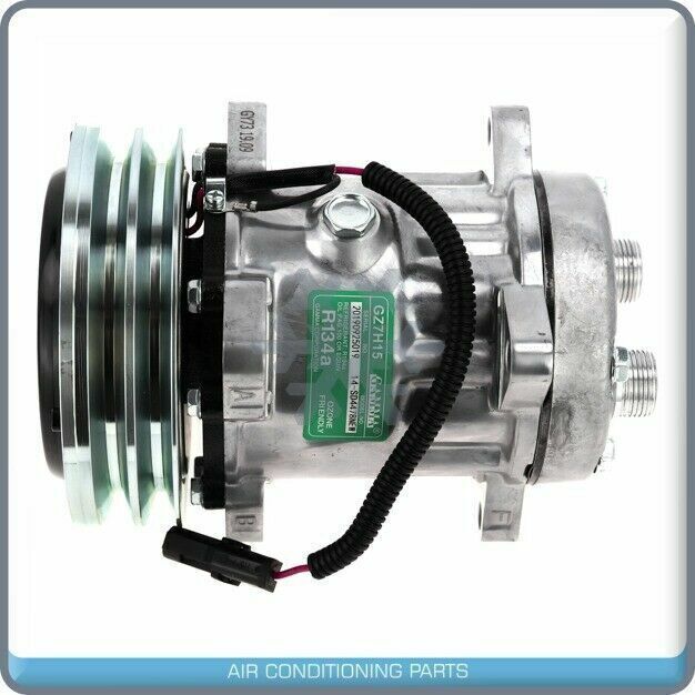 A/C Compressor SD7H15 fits Case IH / Caterpillar / DEUTZ / Hesston / John /... - Qualy Air
