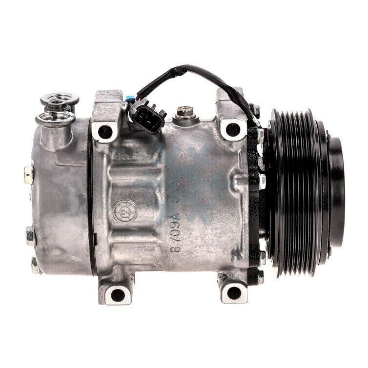 A/C Compressor + Drier for Kenworth / Peterbilt 320,382,384,389,587 - Model 4079 - Qualy Air