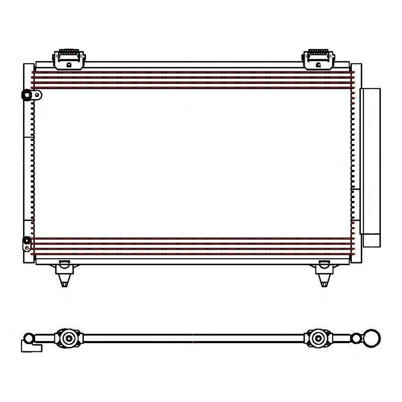 A/C Condenser for Toyota Corolla, Matrix QR - Qualy Air