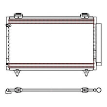 Load image into Gallery viewer, A/C Condenser for Toyota Corolla, Matrix QR - Qualy Air