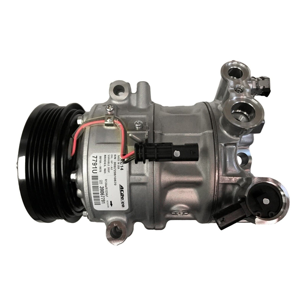 AC Compressor OEM Chevrolet Cruze 1.4L - 2012 2013 2014 2015 2016 2017 2018 2019 - Qualy Air