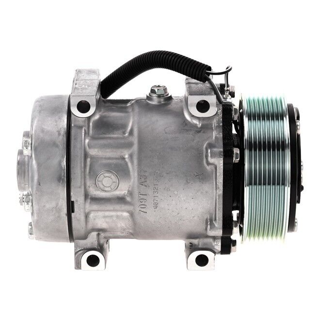 New OEM Sanden Flex AC Compressor w/Clutch - OE# 4028, 4310, 4420 QR - Qualy Air