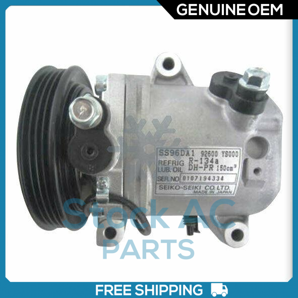 New OEM A/C Compressor fits Smart Fortwo 1.0L - 2008 to 2015 - OE# 1322300011 - Qualy Air