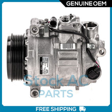 Cargar imagen en el visor de la galería, A/C Compressor OEM Denso 7SEU17C for Mercedes-Benz C230, C240, C320,... QR - Qualy Air