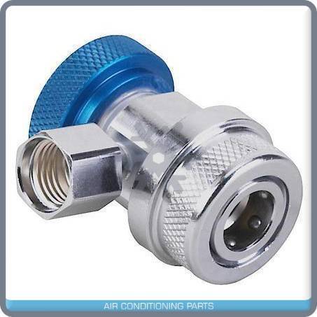 High/Low Adjustable AC R134a Quick Coupler Connector Adapter 1/4" SAE - Qualy Air