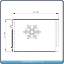 Load image into Gallery viewer, New AC Condenser for BMW X5 2007 to 2016 / BMW X6 2008 to 2014 - OE# 6450923999 - Qualy Air