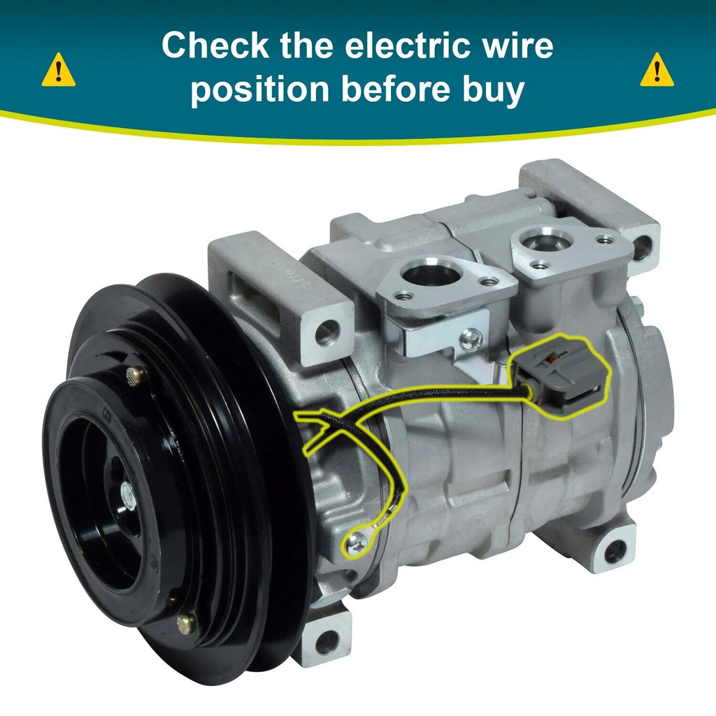 AC Compressor for Hino 145,165,185 2005-10/Hino 258,268,308,338.358 - 883101810A - Qualy Air