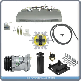 NEW AIR CONDITIONING KIT FOR TRUCK, BUS & LIGHT VEHICLES - 12V WITH HOSES - Qualy Air