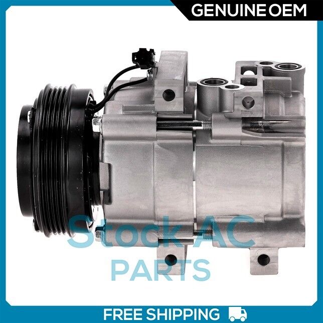 New OEM A/C Compressor HS18 for Kia Sorento 3.5L - 2003 2004 2005 2006 QR - Qualy Air