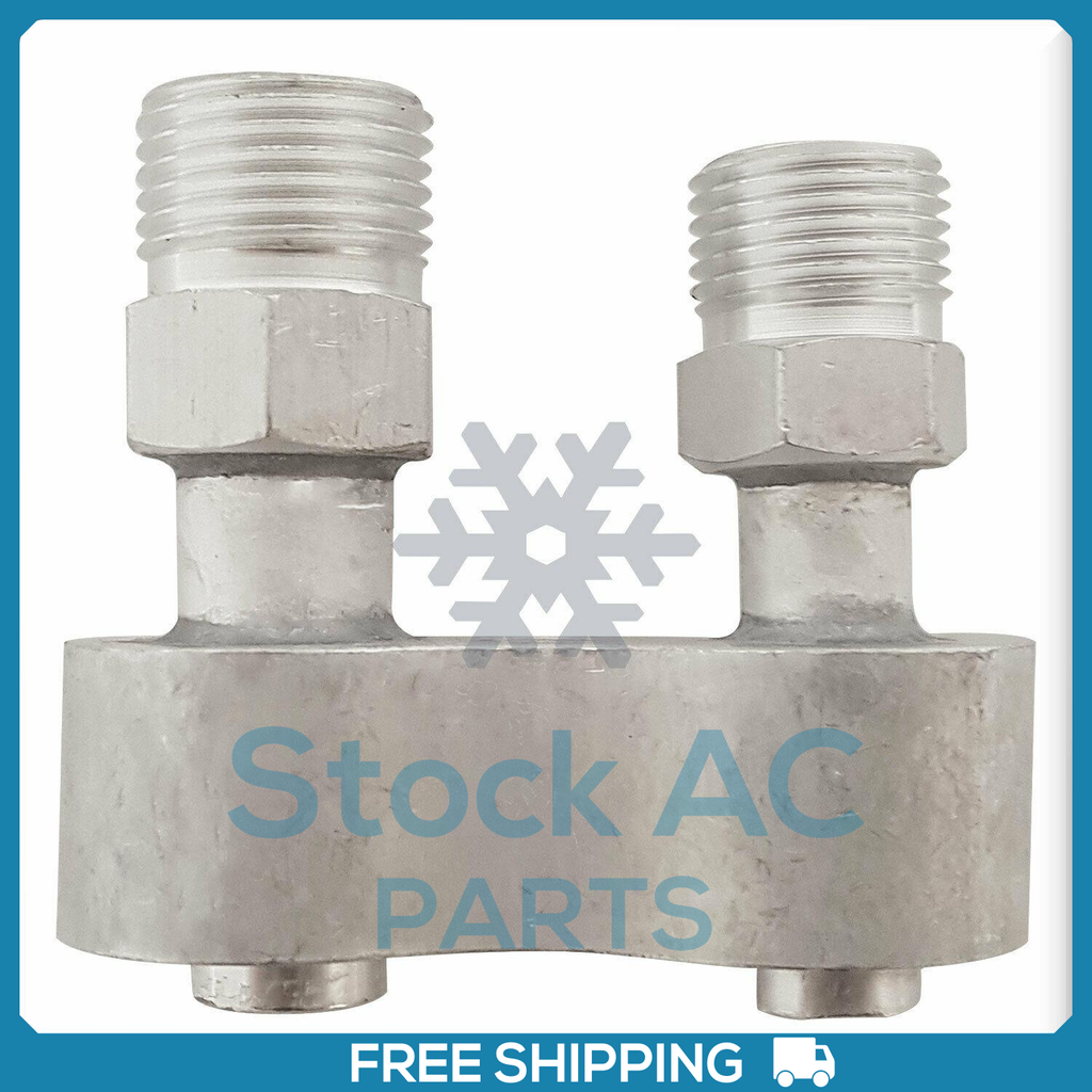 New A/C Compressor Manifold - HS11 / HCC - Fitting - CM345051 - Qualy Air