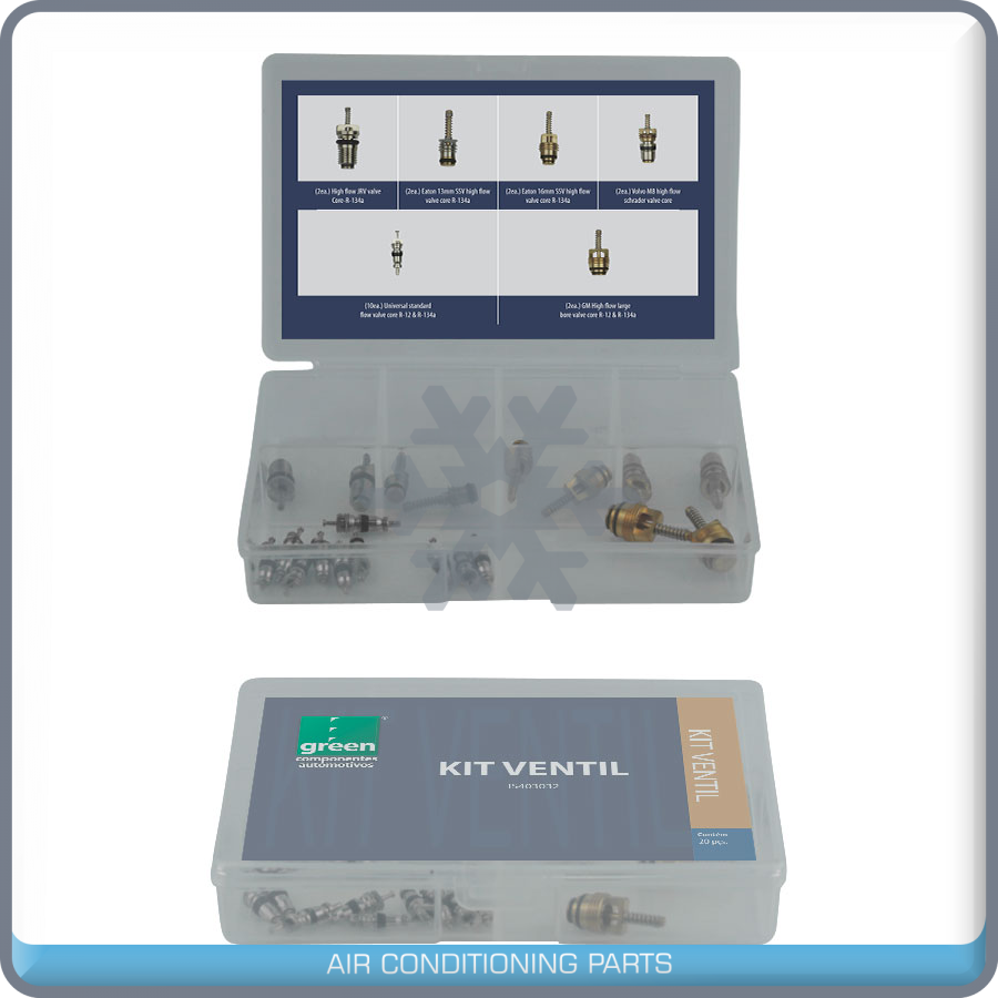 New A/C Valve Core - 20pc KIT - Qualy Air