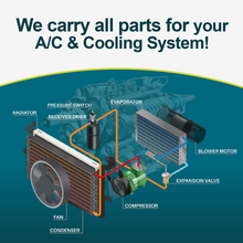 Load image into Gallery viewer, NEW OEM SANDEN A/C COMPRESSOR LINK-BELT / CASE / KOBELCO - OE# KHR3197 - Qualy Air