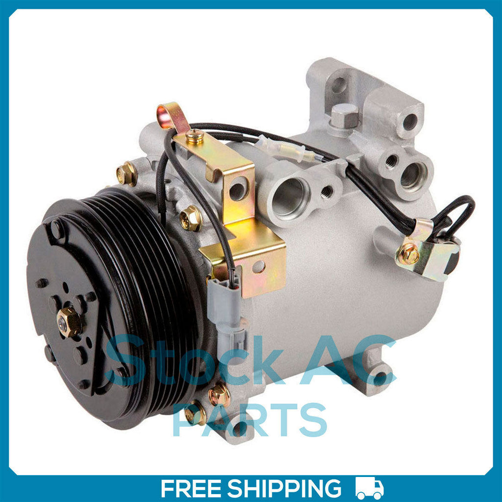 New A/C Compressor fits Mitsubishi Lancer Evo 2.0L - 2000 to 2006 - OE# MR289000 - Qualy Air