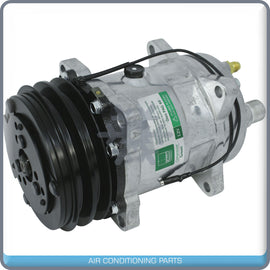 New A/C Compressor Sanden SD508 & H14 - 12V - 2 Groove - HRZ Exit - Qualy Air