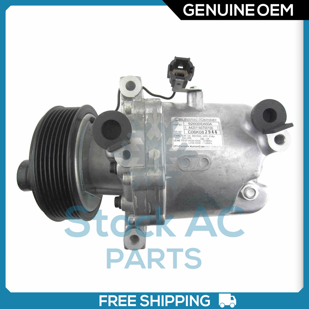 New OEM AC Compressor for Nissan Frontier, XTerra / Suzuki Equator 2005-18 4.0L - Qualy Air