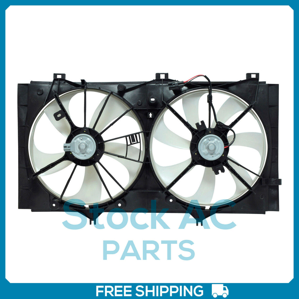 New A/C Radiator-Condenser Fan for Toyota Camry - 2010-2011 - 2.5L - Qualy Air