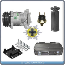 Cargar imagen en el visor de la galería, NEW A/C KIT COMPRESSOR WITH YORK TO SANDEN MOUNT DRIER + UNDER DASH + SWITCH - Qualy Air
