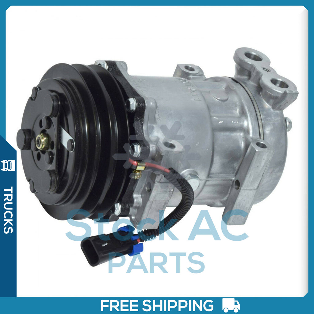 New A/C Compressor for Freightliner Cascadia, Century Class, Columbia, Coronado - Qualy Air