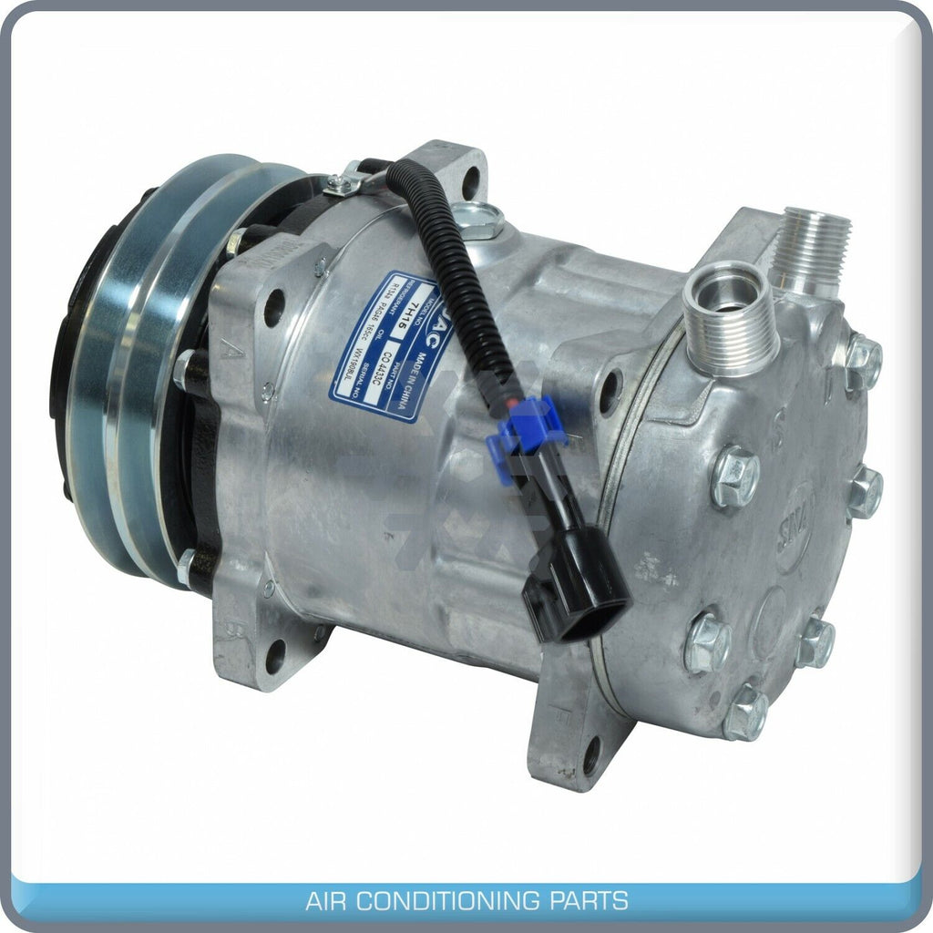A/C Compressor SD7H15 for Peterbilt 200, 224, 227, 265, 282, 310, 320, 348... QR - Qualy Air