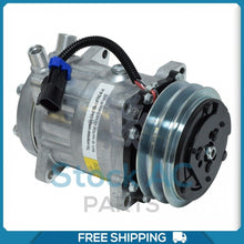 Cargar imagen en el visor de la galería, New A/C Compressor fits Kenworth / Peterbilt - SD7H15 - Qualy Air