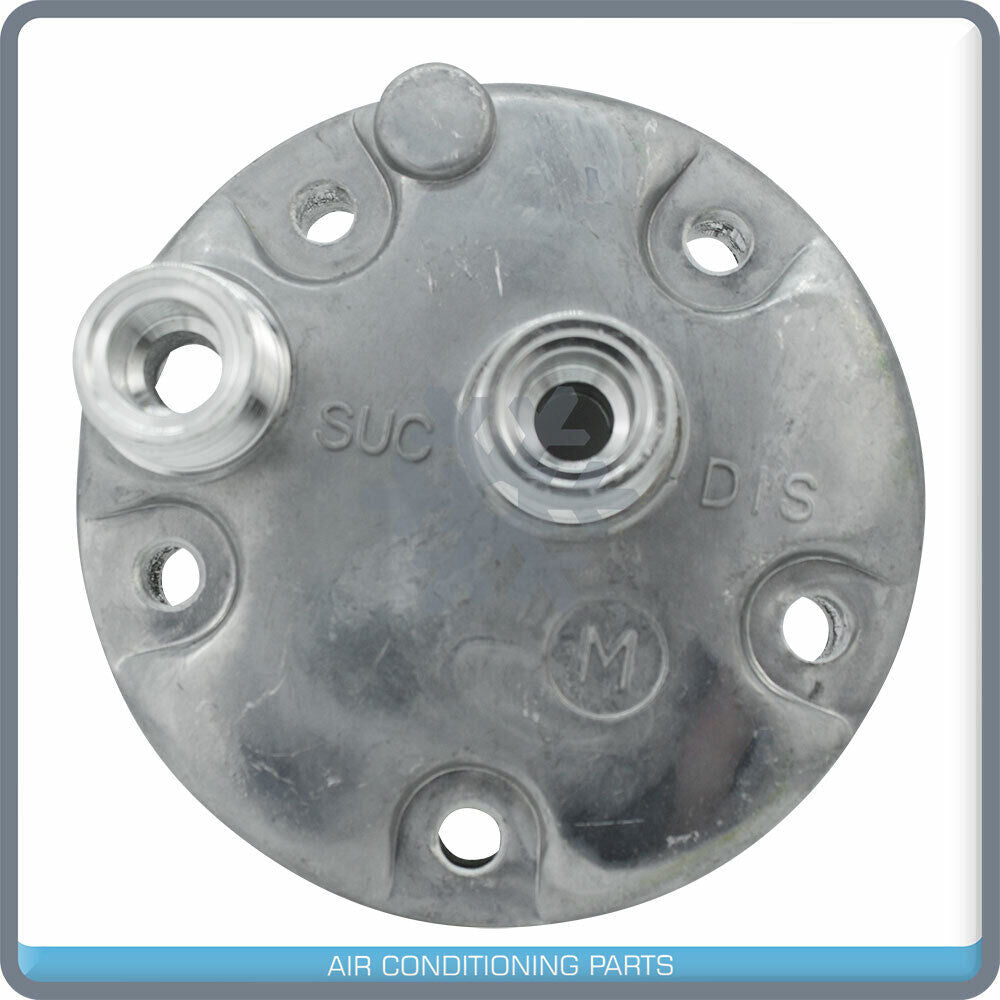 New A/C Compressor Back Cover fits SD508 / 5H14 - HRZ 12x12 exit - Qualy Air