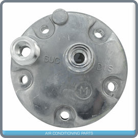 New A/C Compressor Back Cover fits SD508 / 5H14 - HRZ 12x12 exit - Qualy Air