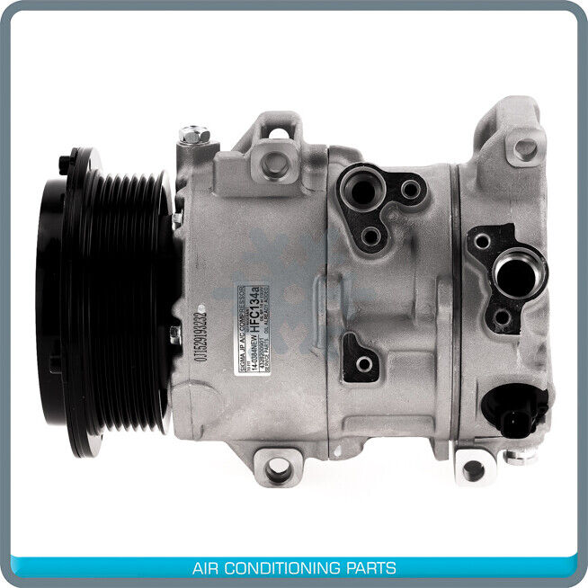New A/C Compressor fits Toyota Camry 2.4L 2007 to 2009 & RAV4 2.4L 2006 to 2008 - Qualy Air