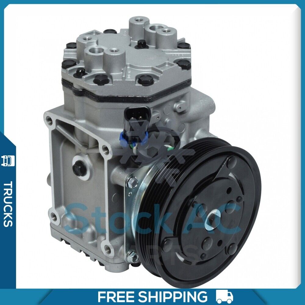 New A/C Compressor for Freightliner MT35 - 1997 to 2009 - OE# ES210L25337C QU - Qualy Air
