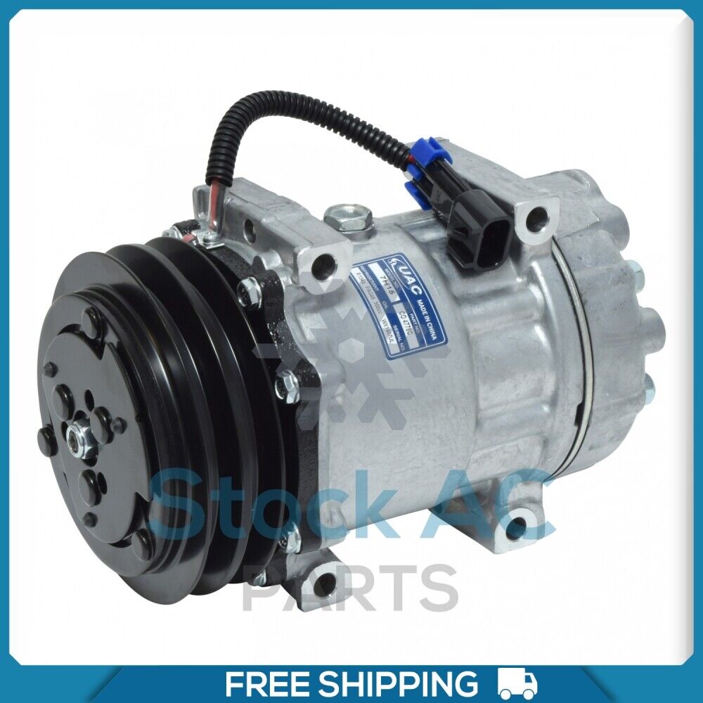 A/C Compressor SD7H15 for Volvo VNL - 2012 2013 2014 - OE# 20370290 QR - Qualy Air
