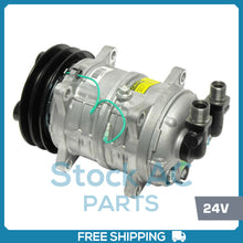 Cargar imagen en el visor de la galería, New A/C Compressor TM-08HS Ear Mount - 2 GV / 24 Volts - OE# 10046015 - Qualy Air