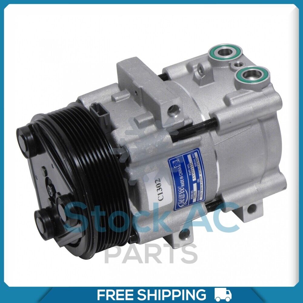 New A/C Compressor for Ford Excursion, F-150, F-250, F-350, F-450, F-550, F53.. - Qualy Air