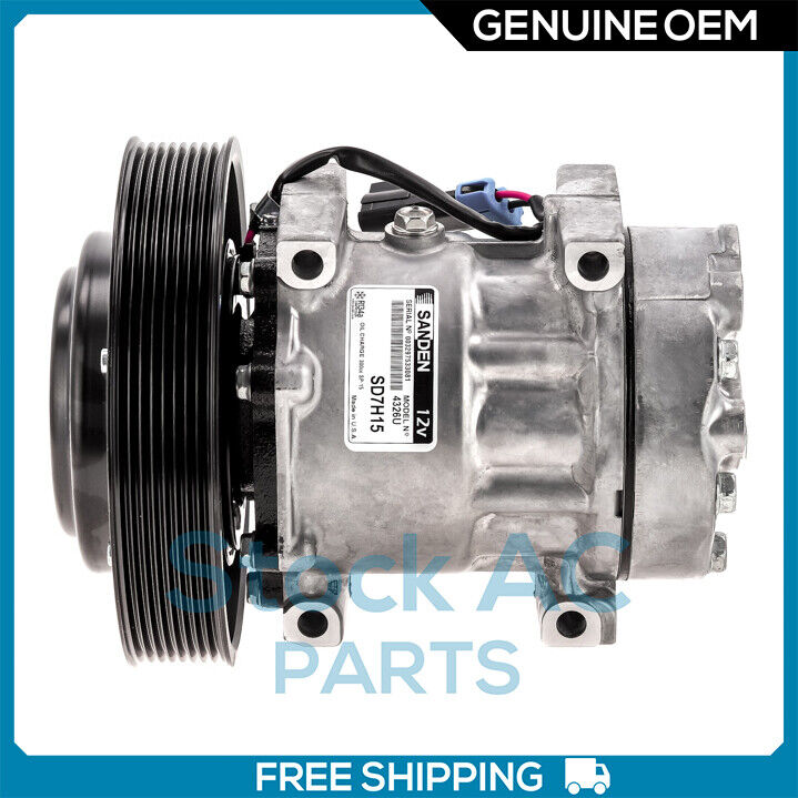 New OEM A/C Compressor for Mack LEU, MRU / Volvo VAH, VHD, VNL, VNM, VN - Qualy Air