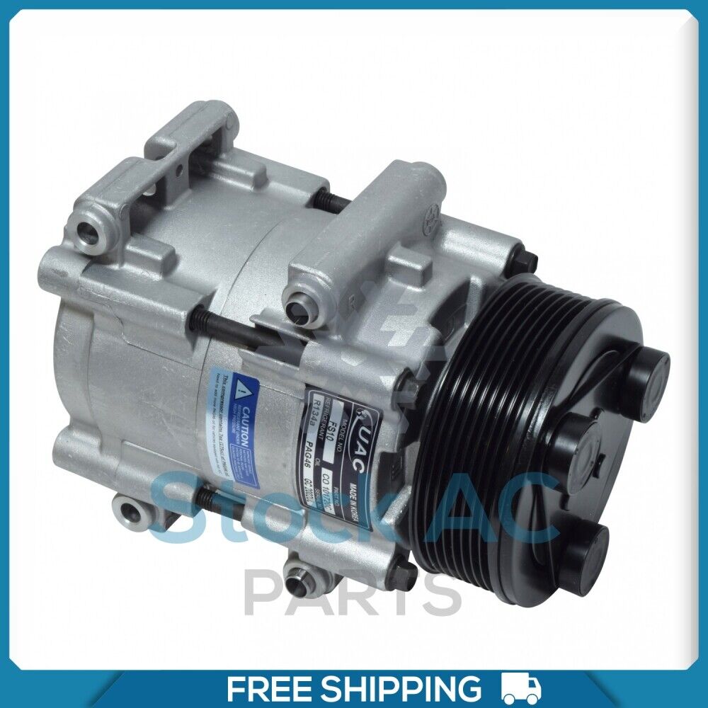 A/C Compressor FS10 for Ford E-350 Econoline, E-350 Econoline Club Wagon, ... QR - Qualy Air