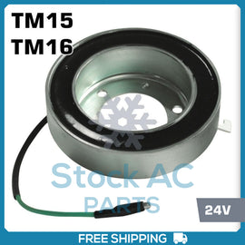 New A/C Compressor Coil Tama & Seltec TM15, M16 - 24V - Qualy Air
