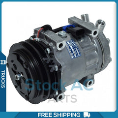 A/C Compressor for Freightliner FLD / White/GMC ACL, ACM, WAH, WCA, WCL, W... QU