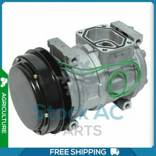 Cargar imagen en el visor de la galería, A/C Compressor for JOHN DEERE 655B, 670B, 672B, 750B, 750C, 750C-II, 755B.. - Qualy Air