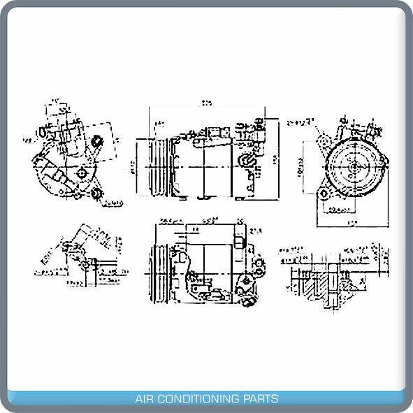 New A/C Compressor for Mini Cooper 2014 to 2019 / Clubman 2016 to 2019 - Qualy Air