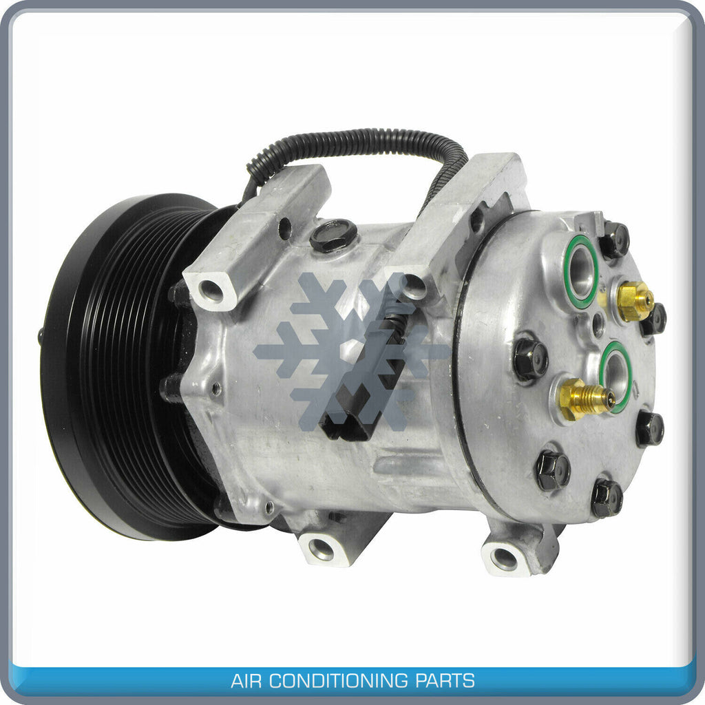 New AC Compressor SD7H15 24v For Caterpillar Motor Grader 120H,140H.. - Qualy Air