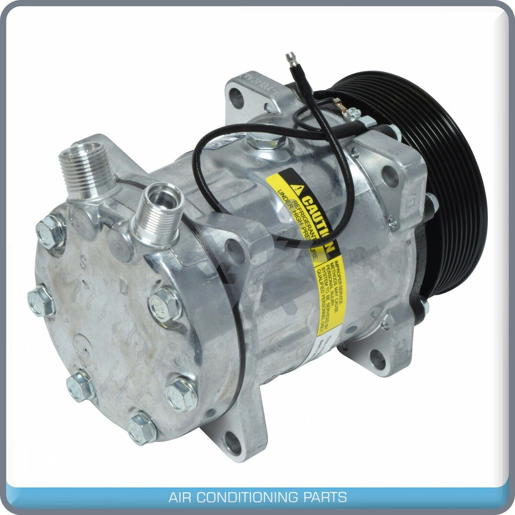 A/C Compressor SD7H15 for Kenworth K100, K100E, K130, K150, T2000, T300, T... QR - Qualy Air