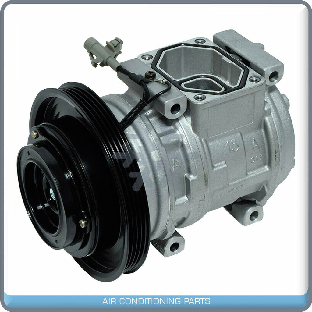New OEM AC Compressor fits Toyota Corolla 1989 to 1999 / Geo Prizm 1989 to 1992 - Qualy Air