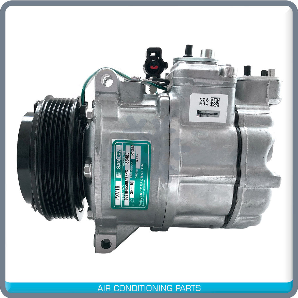 New OEM A/C Compressor fits Land Rover Range Rover 4.2L/4.4L - 2003 to 2009 - Qualy Air
