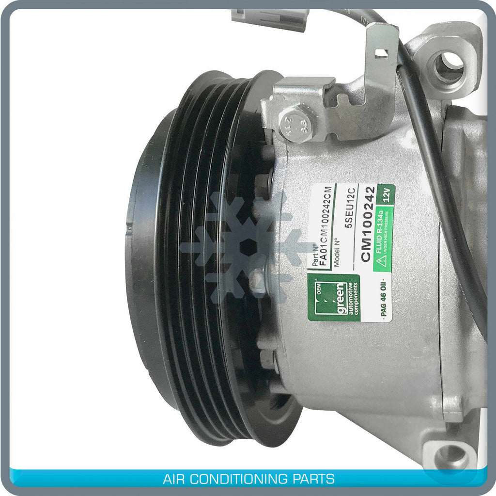 New A/C Compressor fits Toyota Yaris 1.5L - 2012 to 2018 - OE#  8831052750 - Qualy Air