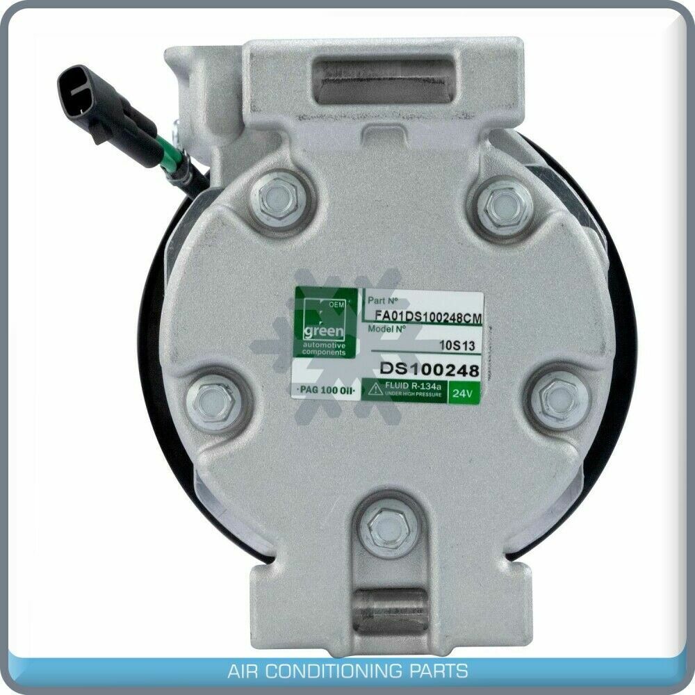 New AC Compressor for Isuzu NRR, NPR 4HK1 3.0L/5.2L - 2011-2016 - 24V HEAVY DUTY - Qualy Air