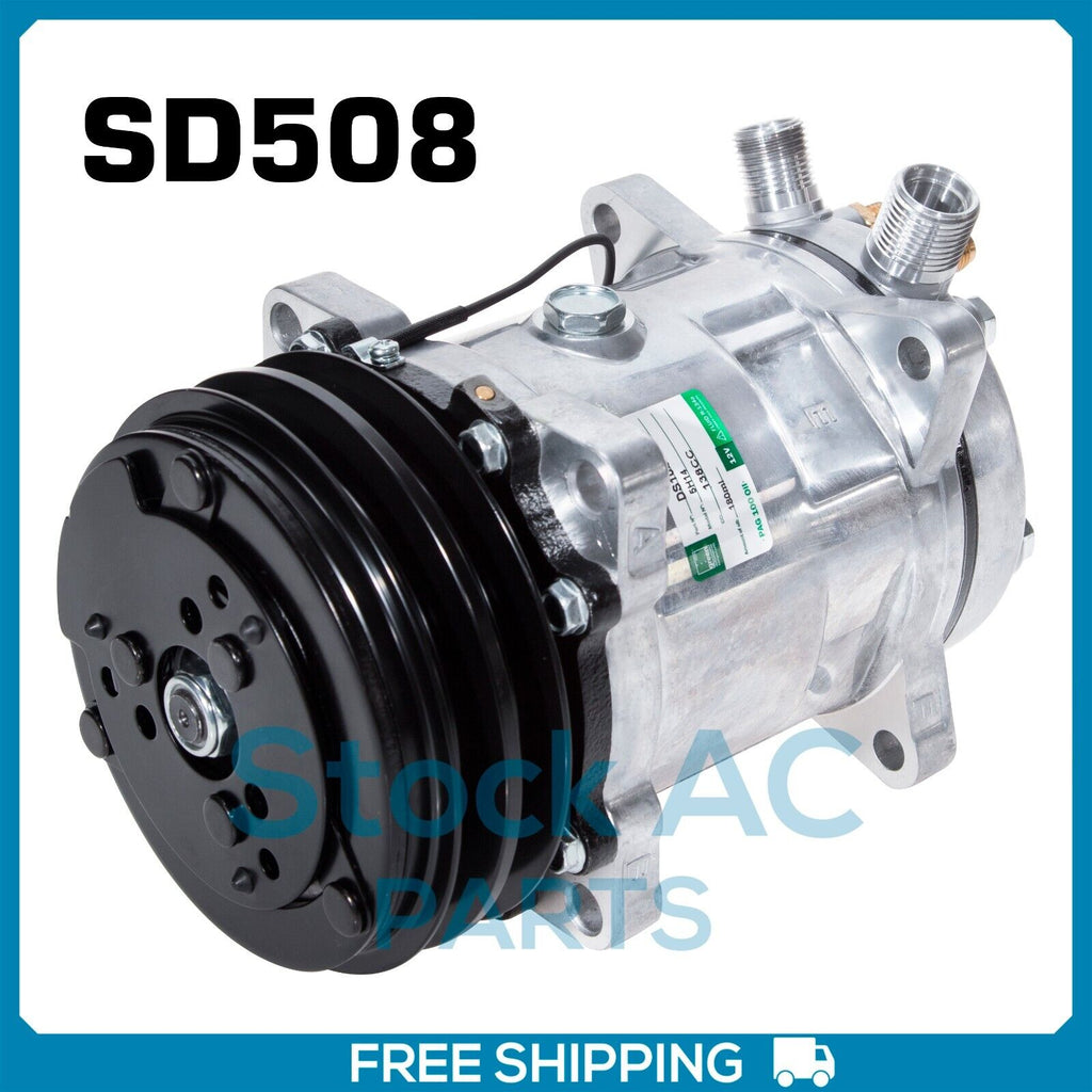 BRAND NEW A/C COMPRESSOR Model SD508 & SD5H14 - 4510, 4509, 4644, 6664 - Qualy Air