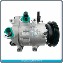 Cargar imagen en el visor de la galería, New OEM AC Compressor for Hyundai Accent 1.6L - 2006 to 2009 - OE# 977011E001 - Qualy Air