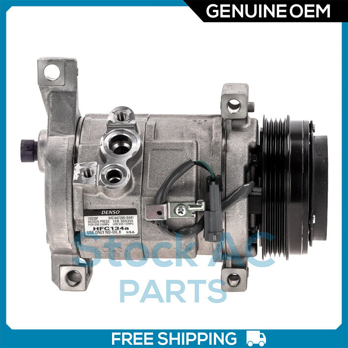 A/C Compressor OEM Denso 10S20F for Cadillac / Chevrolet / GMC / Hummer / ... QR - Qualy Air