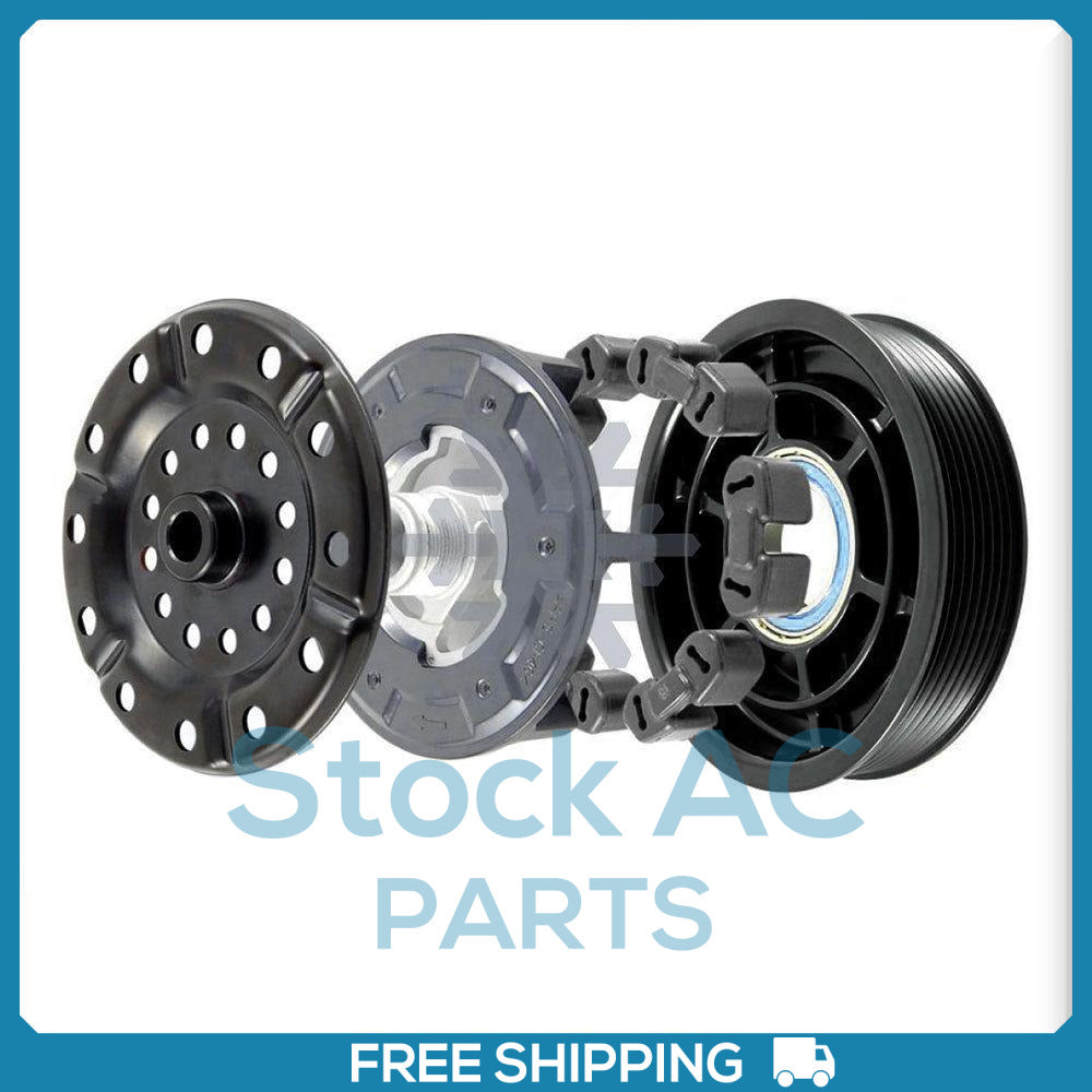 New A/C Compressor Clutch Kit fits Toyota Avensis, Corolla Diesel - 5SE12C / 7PK - Qualy Air
