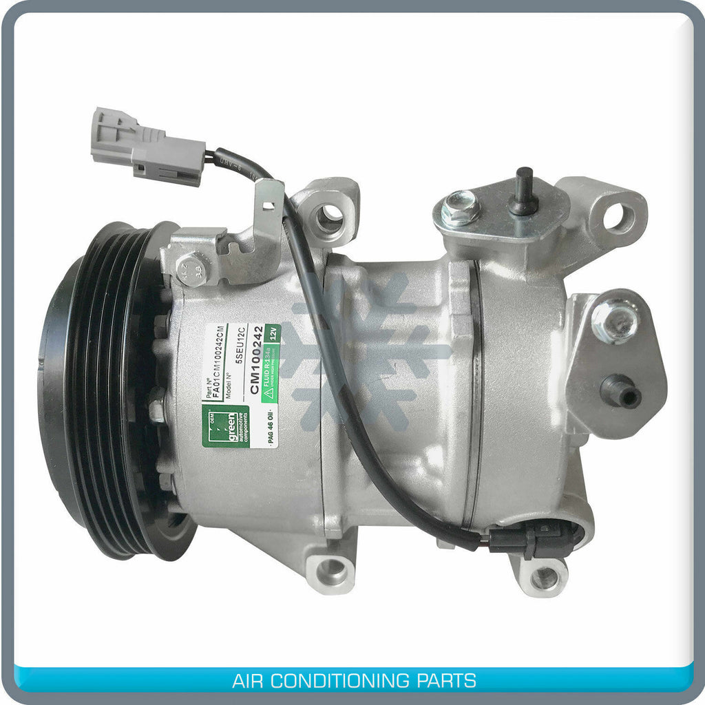New A/C Compressor fits Toyota Yaris 1.5L - 2012 to 2018 - OE#  8831052750 - Qualy Air