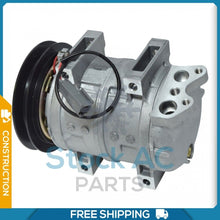 Load image into Gallery viewer, NEW A/C COMPRESSOR FITS JOHN DEERE / HITACHI / KENKI ALL MODELS - Qualy Air