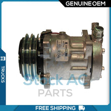 Load image into Gallery viewer, A/C Compressor OEM Sanden SD7H15 for Kenworth C500, C540, C550, K100, K100... QR - Qualy Air